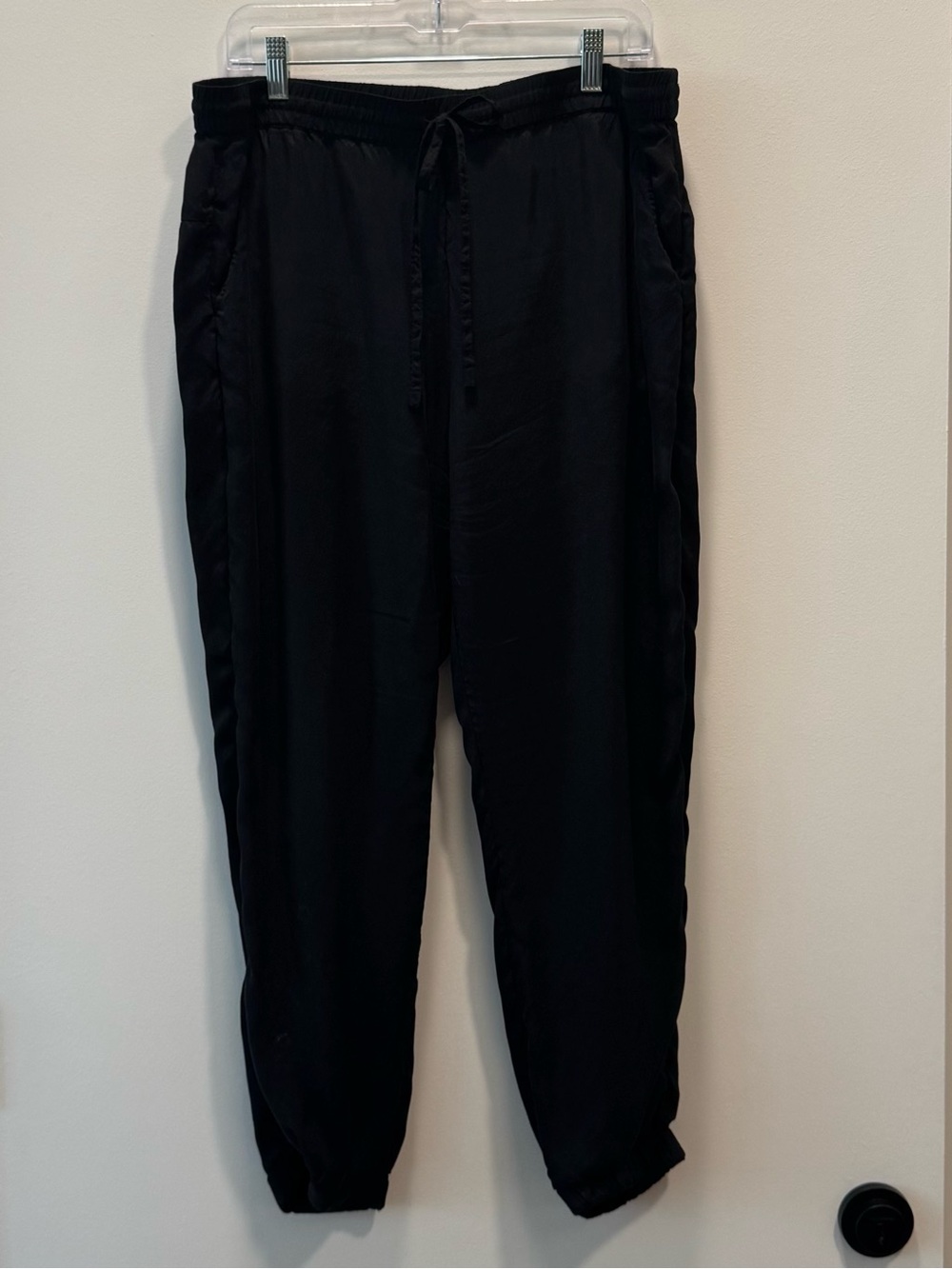 Johnny Was Black Drawstring Joggers